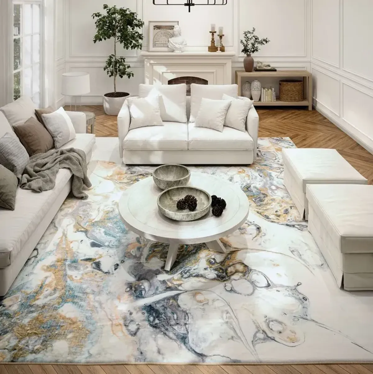 Dalyn Rug Company Kikiamo KK11 Volcano 5'x8' Area Rug