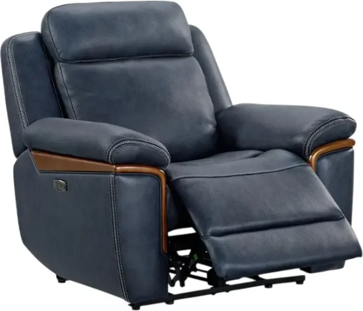 Kate Preston Home Navy Power Recliner with Zero Gravity