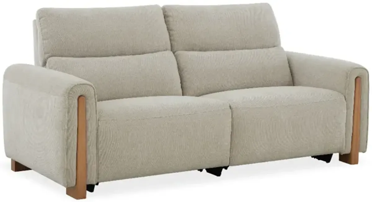 Kate Preston Home Selene Grey Power Reclining Sofa