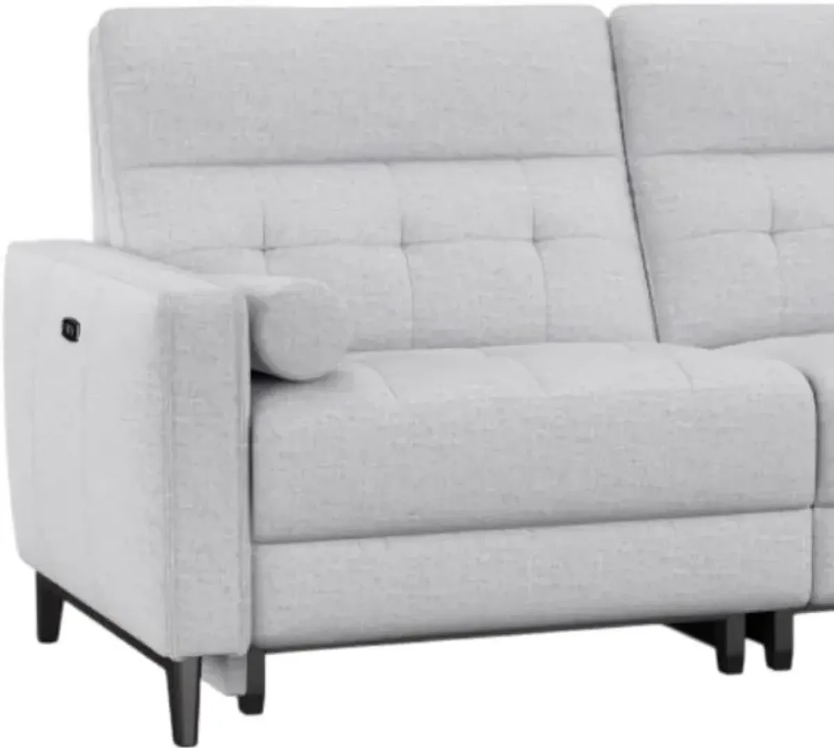 Kate Preston Home Cloud Power Reclining Sofa with Power Headrest