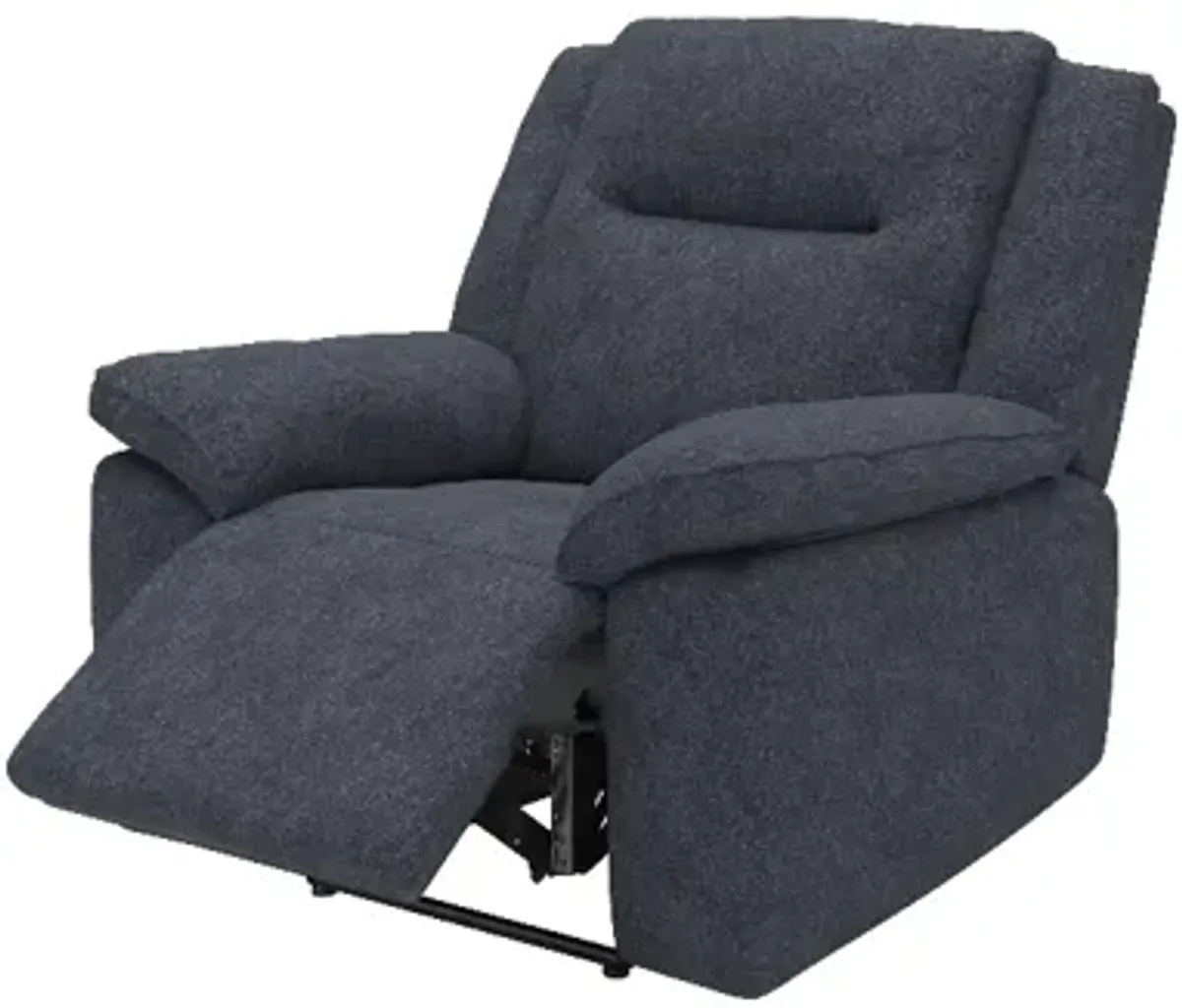 Kate Preston Home Grey Power Headrest Recliner
