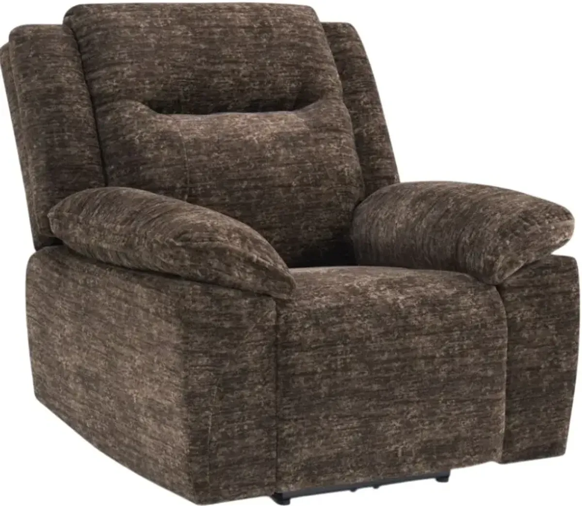 Kate Preston Home Everest Chocolate Power Recliner with Power Headrest
