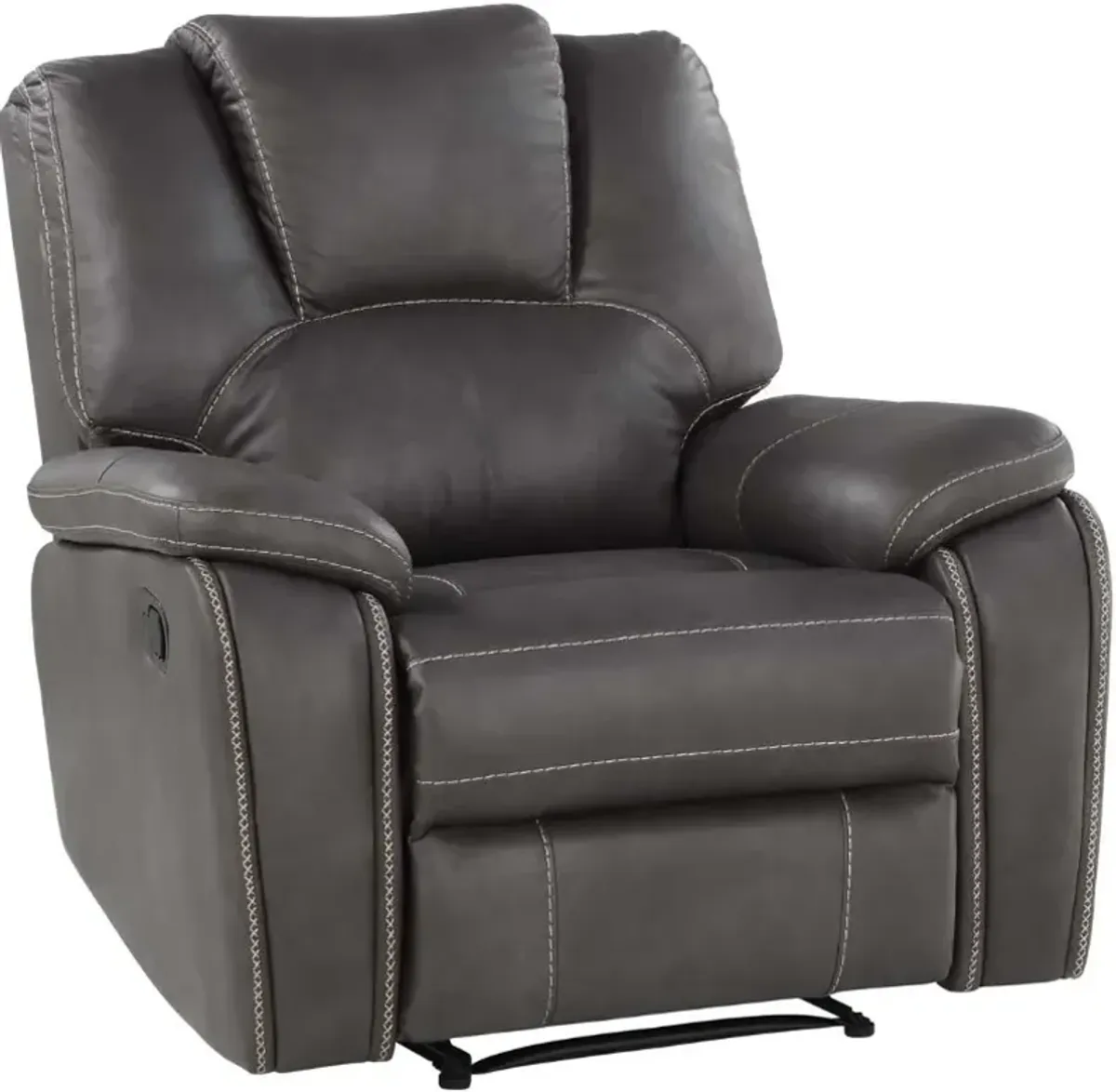 Steve Silver Co. Katrine Charcoal Manual Reclining Chair