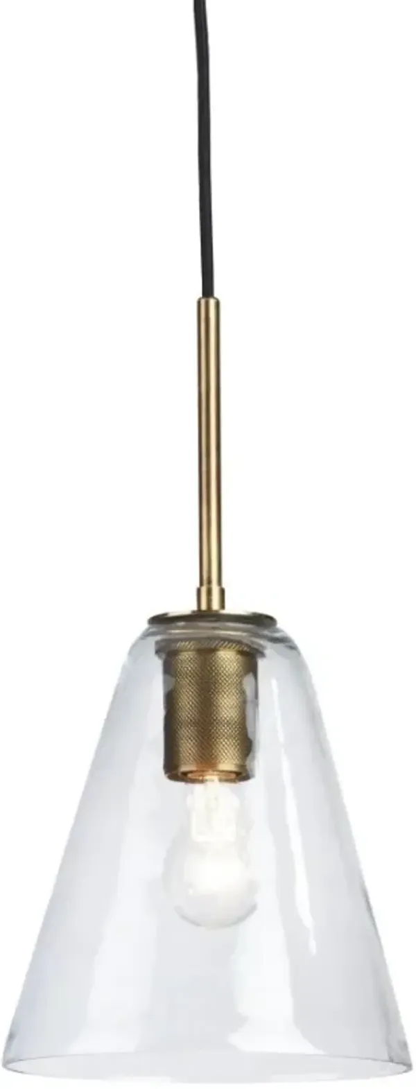 Signature Design by Ashley® Collbrook Brass/Clear Pendant Light
