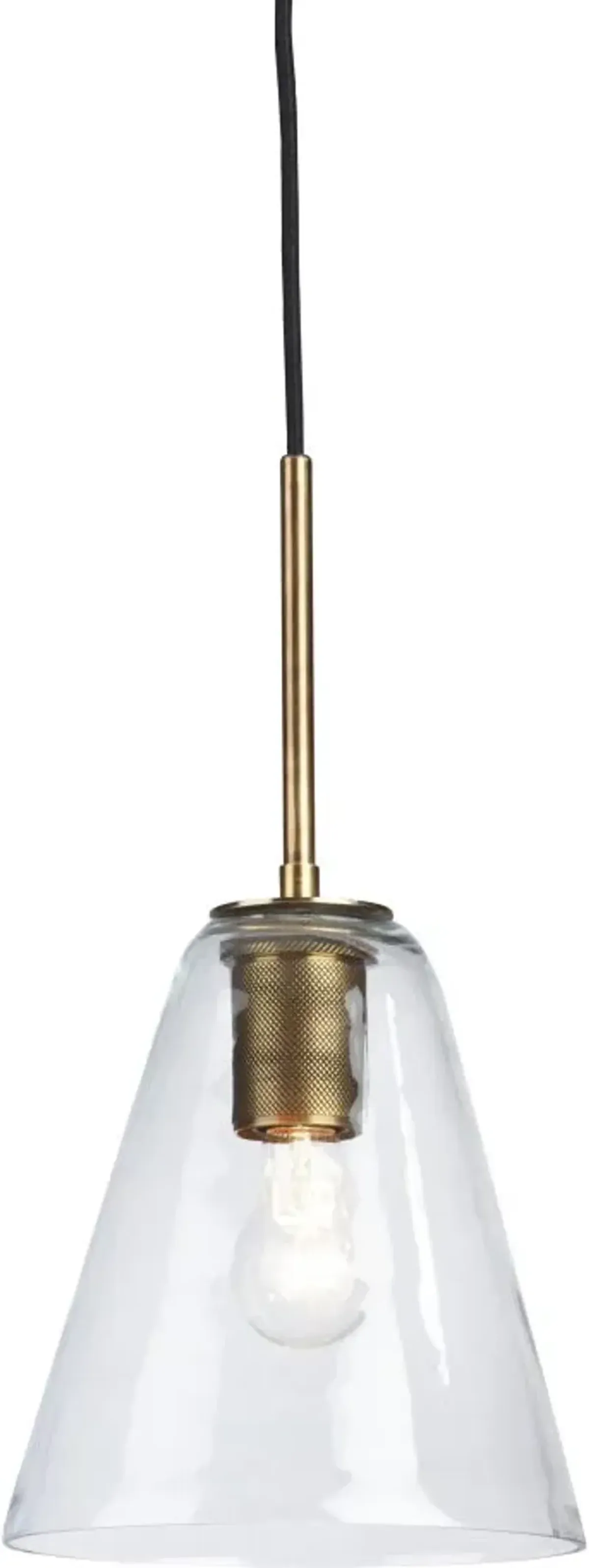 Signature Design by Ashley® Collbrook Brass/Clear Pendant Light