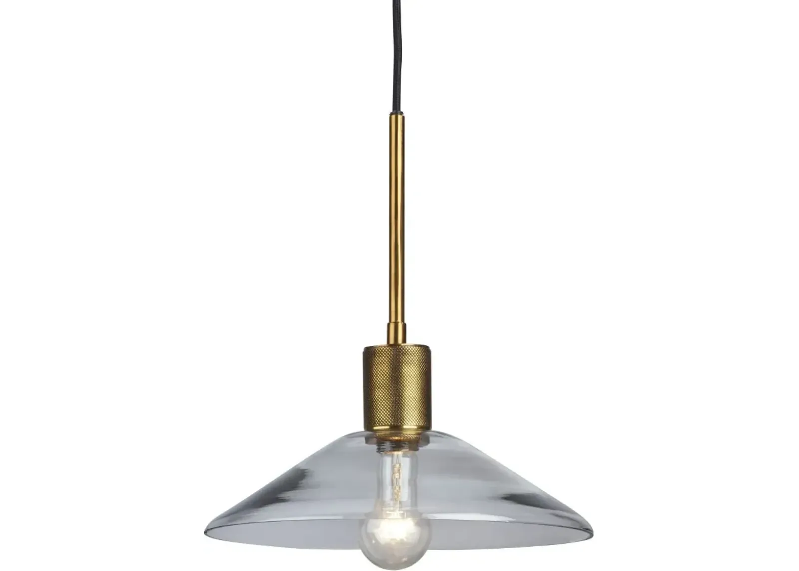 Signature Design by Ashley® Chaness Brass/Clear Pendant Light