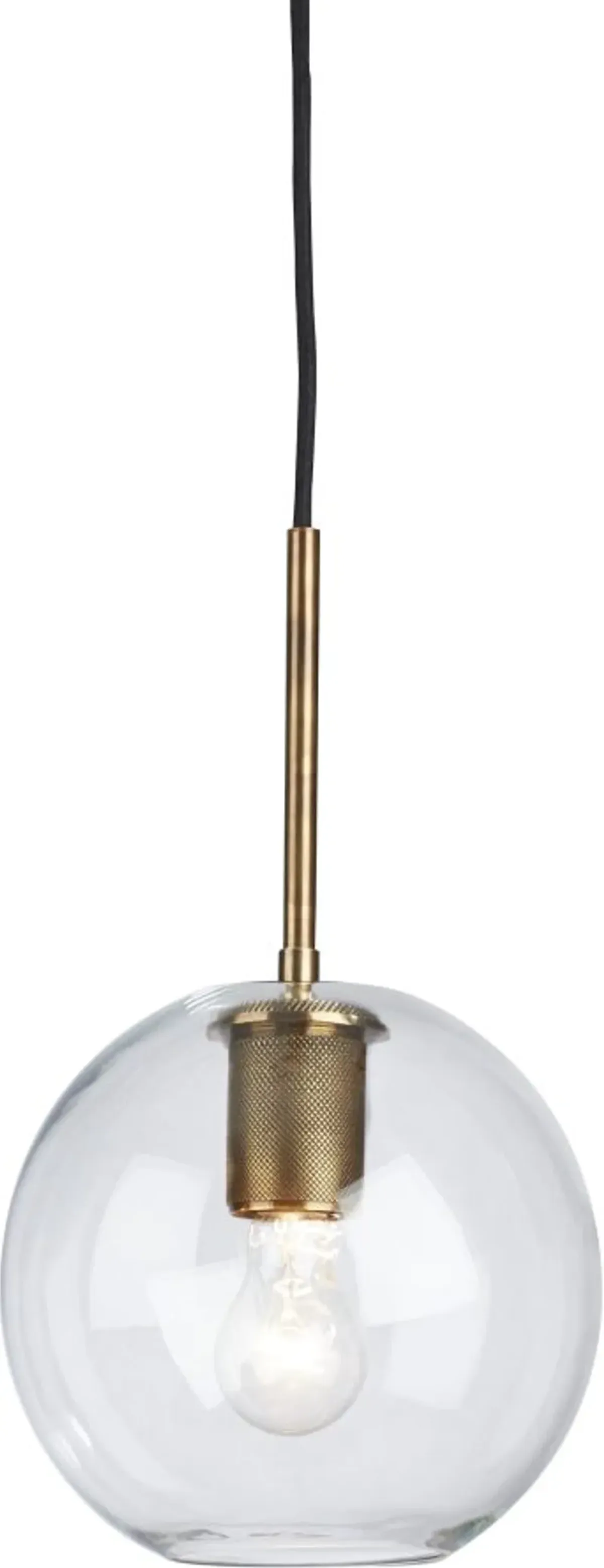 Signature Design by Ashley® Cordunn Antique Brass/Clear Pendant Light