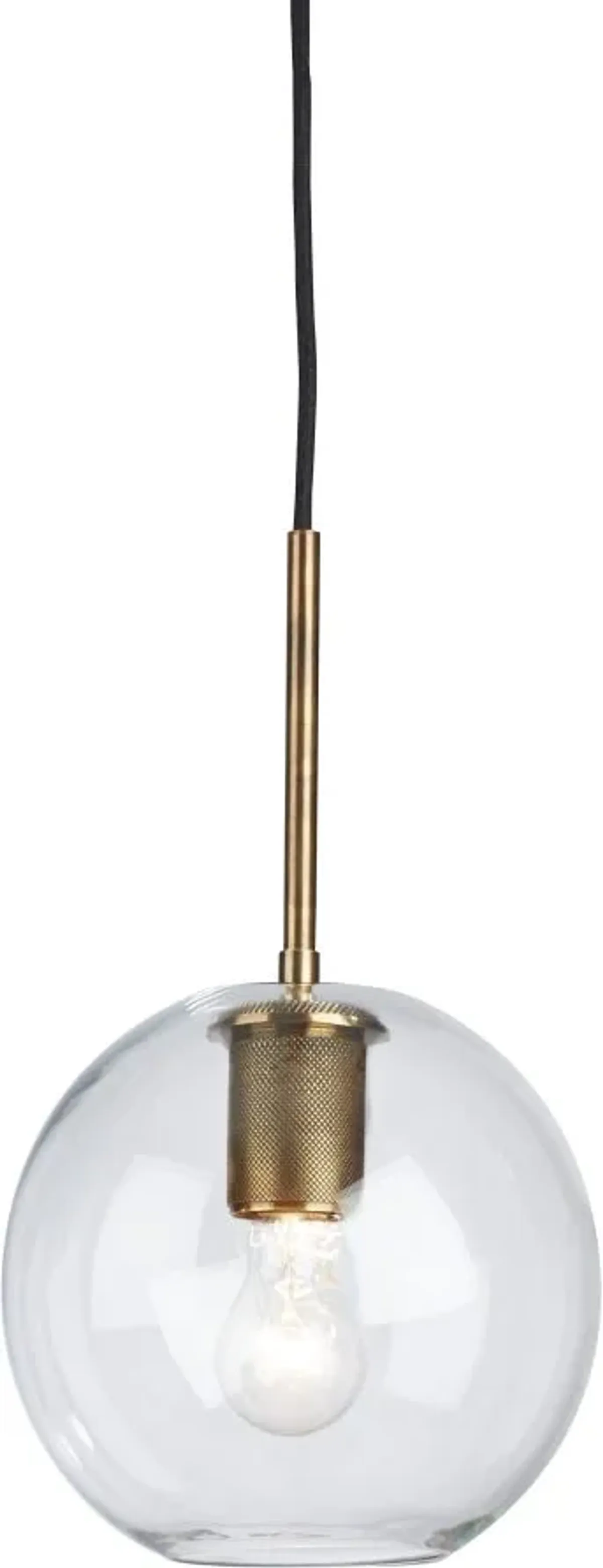 Signature Design by Ashley® Cordunn Antique Brass/Clear Pendant Light