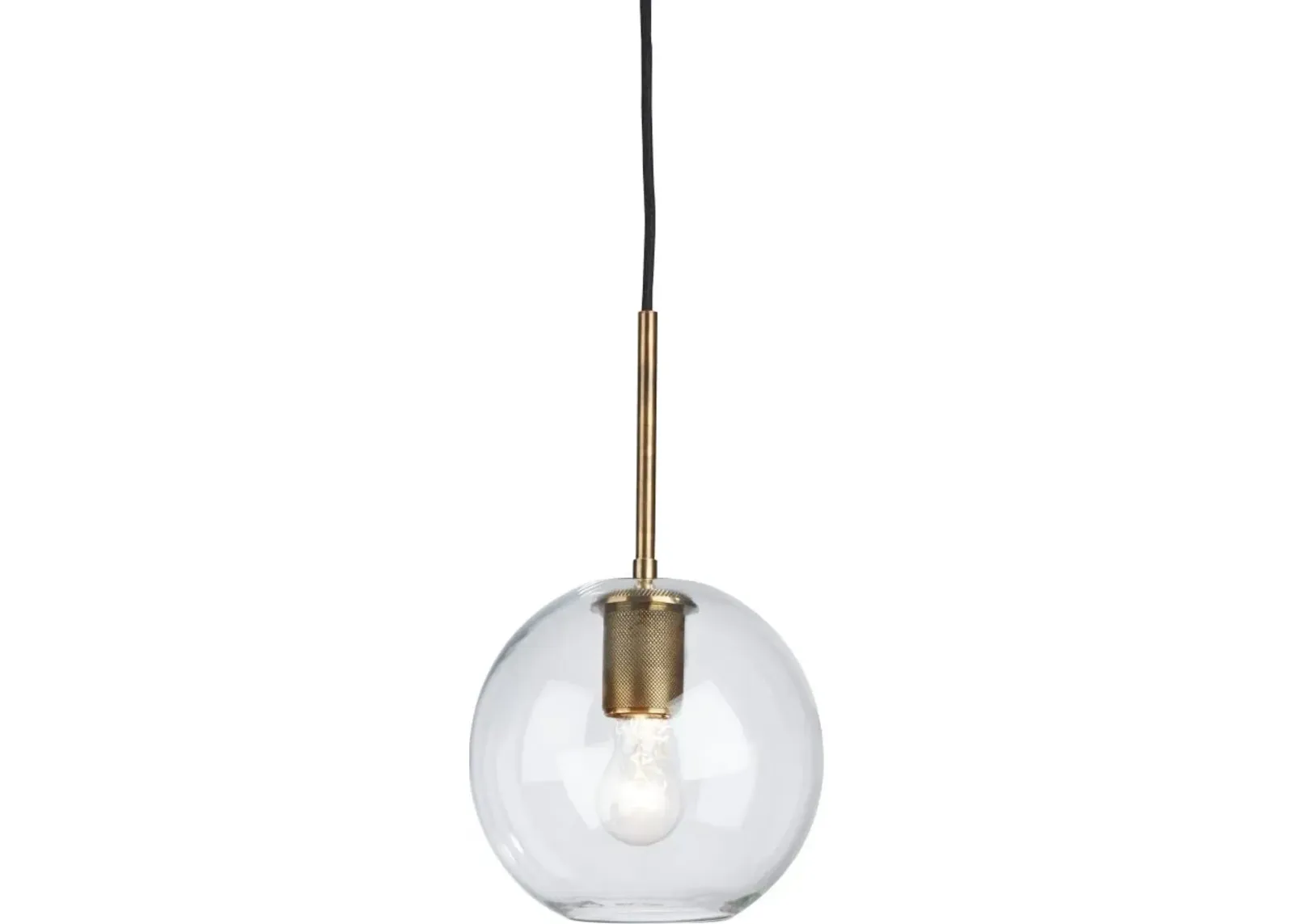 Signature Design by Ashley® Cordunn Antique Brass/Clear Pendant Light