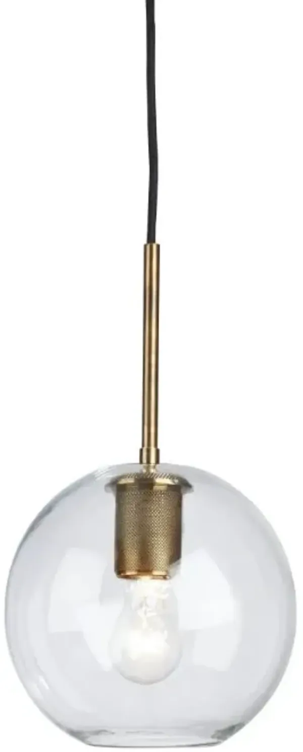 Signature Design by Ashley® Cordunn Antique Brass/Clear Pendant Light