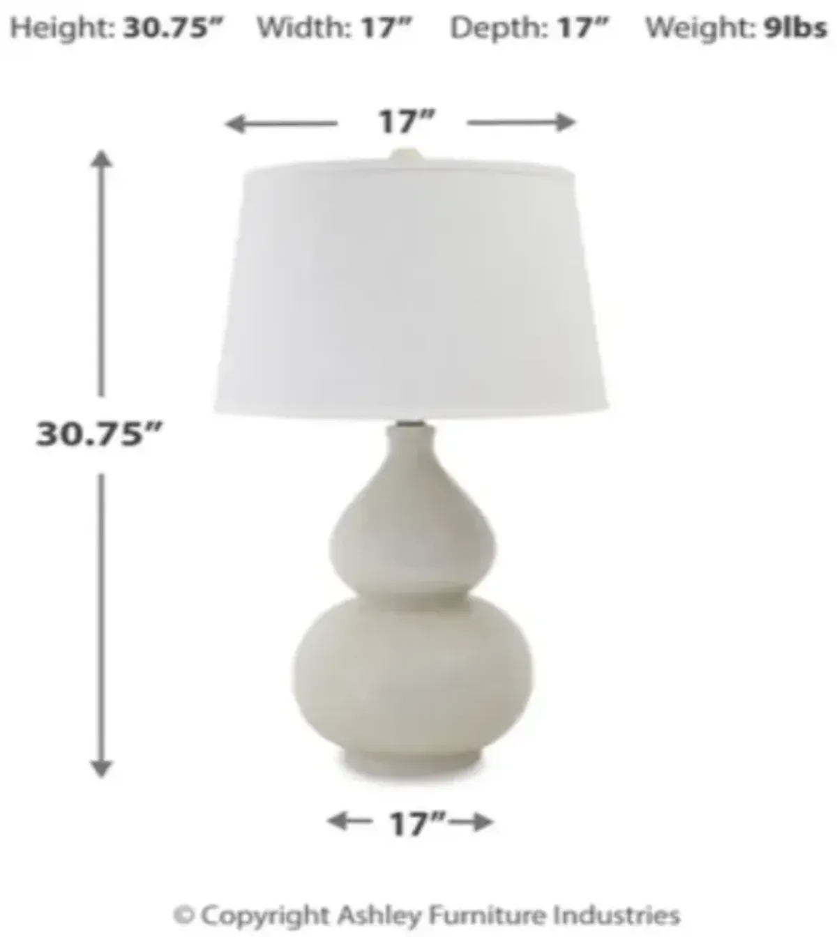 Signature Design by Ashley® Saffi Cream Table Lamp