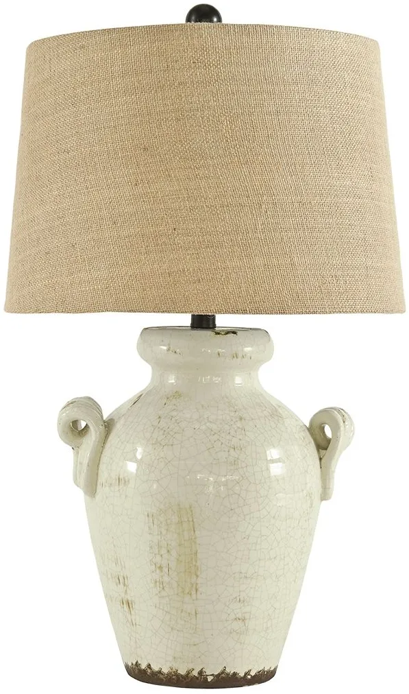 Signature Design by Ashley® Emelda Cream Table Lamp