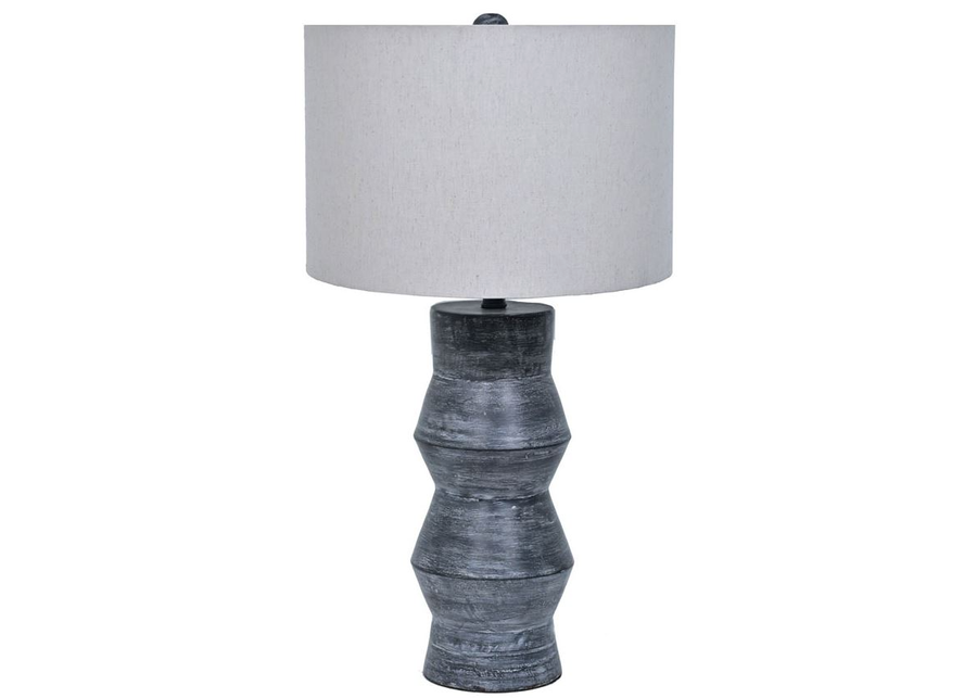 Signature Design by Ashley® Kerbert Distressed Black Table Lamp