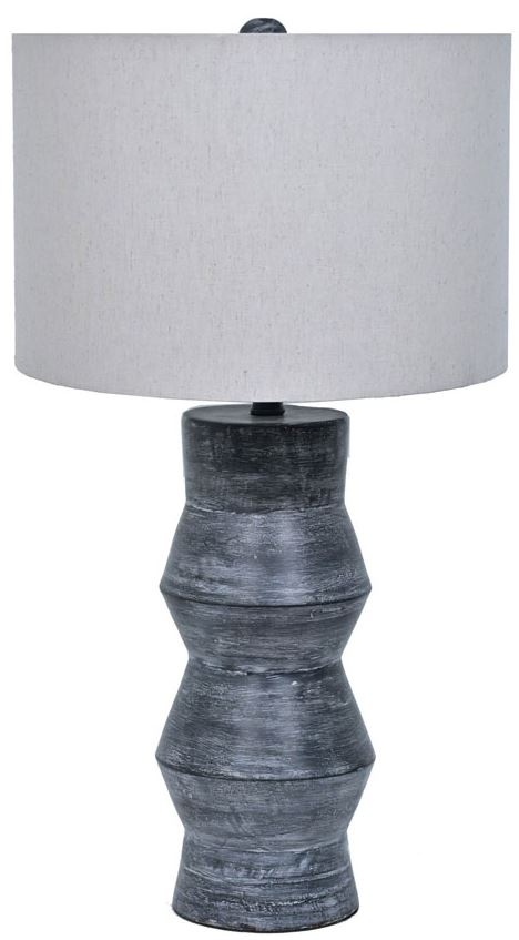 Signature Design by Ashley® Kerbert Distressed Black Table Lamp