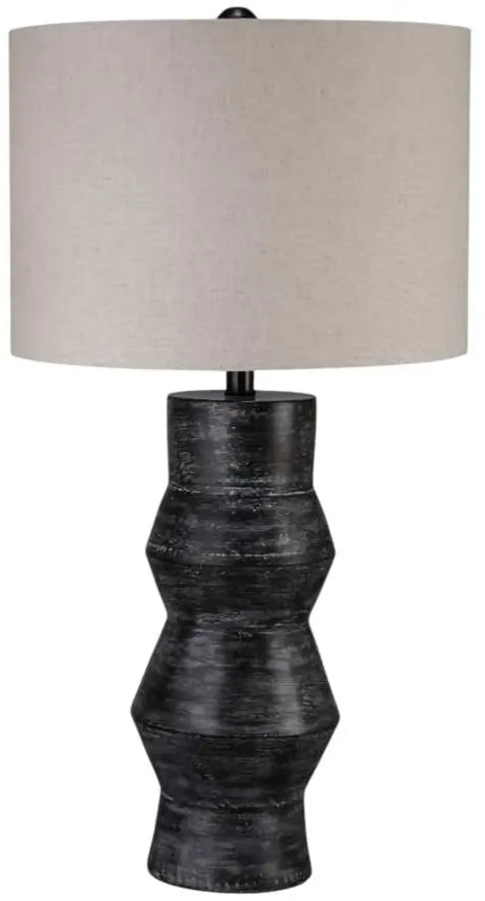 Signature Design by Ashley® Kerbert Distressed Black Table Lamp