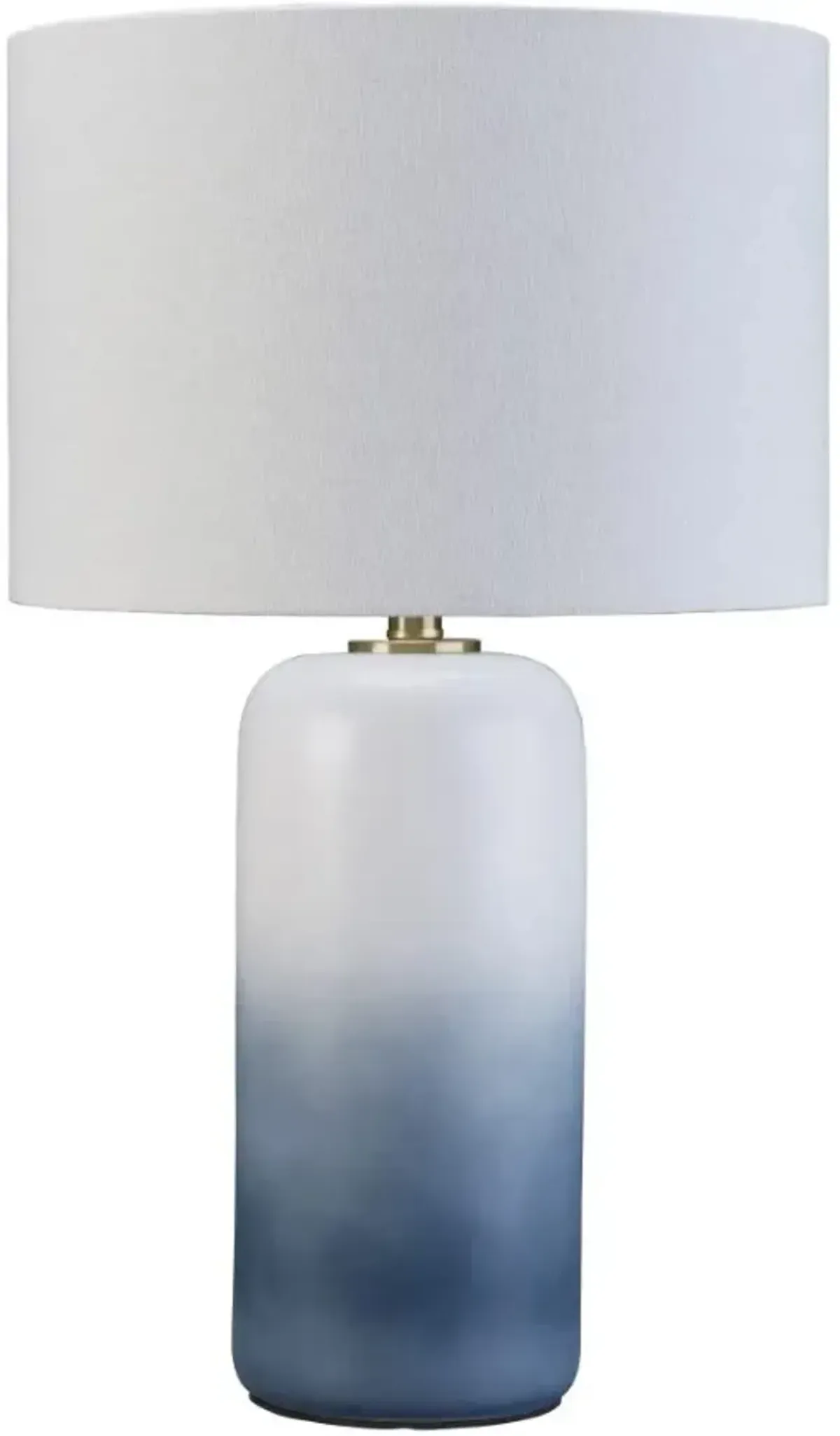 Signature Design by Ashley® Lemrich White/Teal Table Lamp