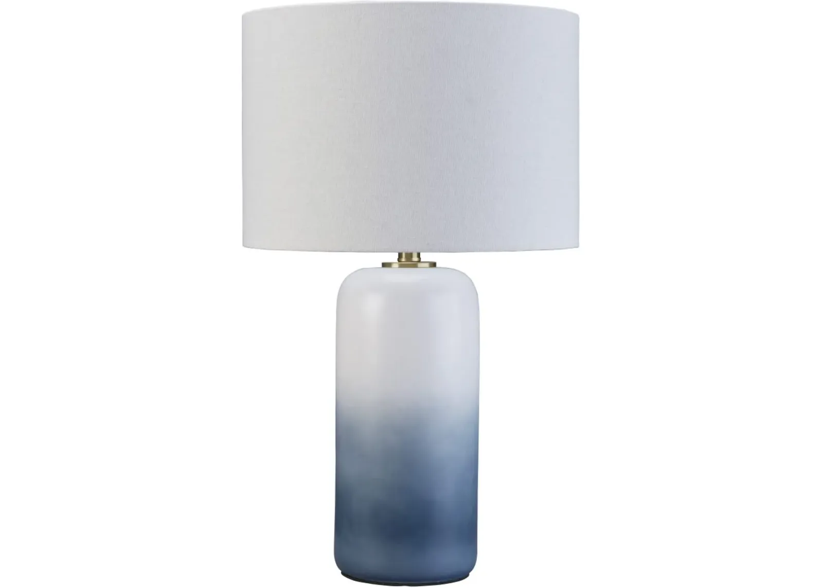 Signature Design by Ashley® Lemrich White/Teal Table Lamp