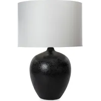 Signature Design by Ashley® Ladstow Black Ceramic Table Lamp