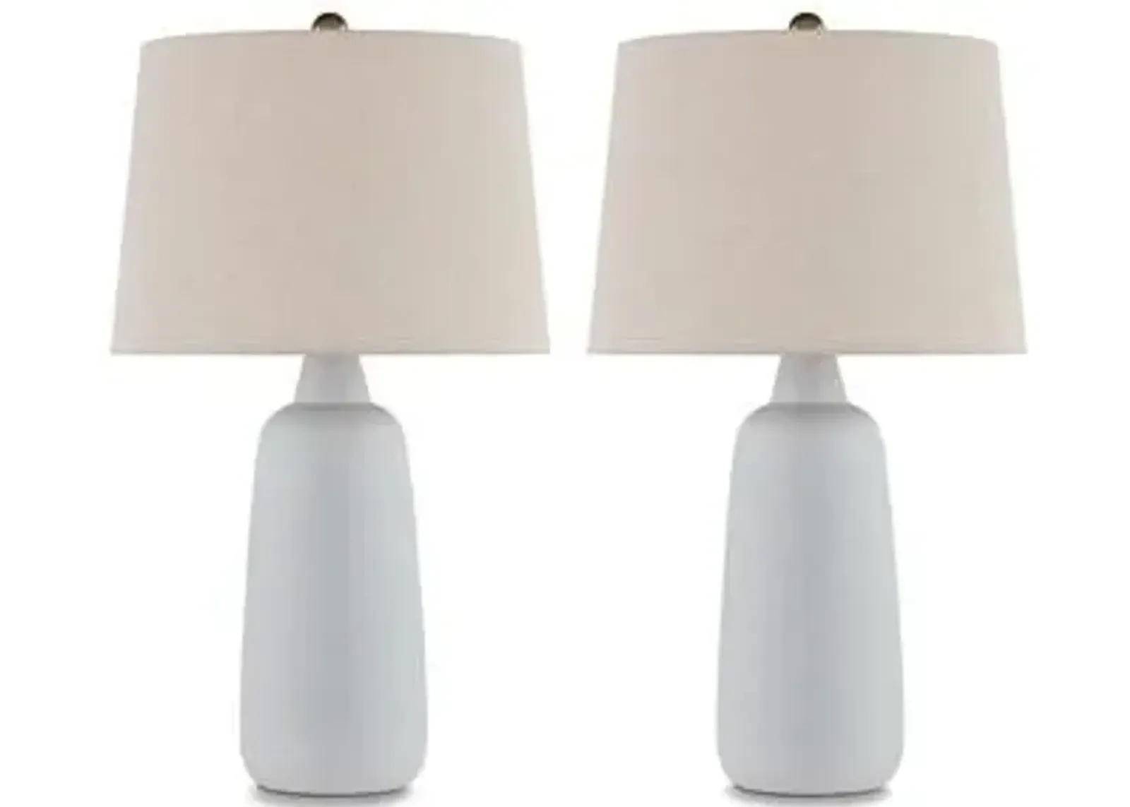 Signature Design by Ashley® Avianic 2-Piece White Table Lamp Set