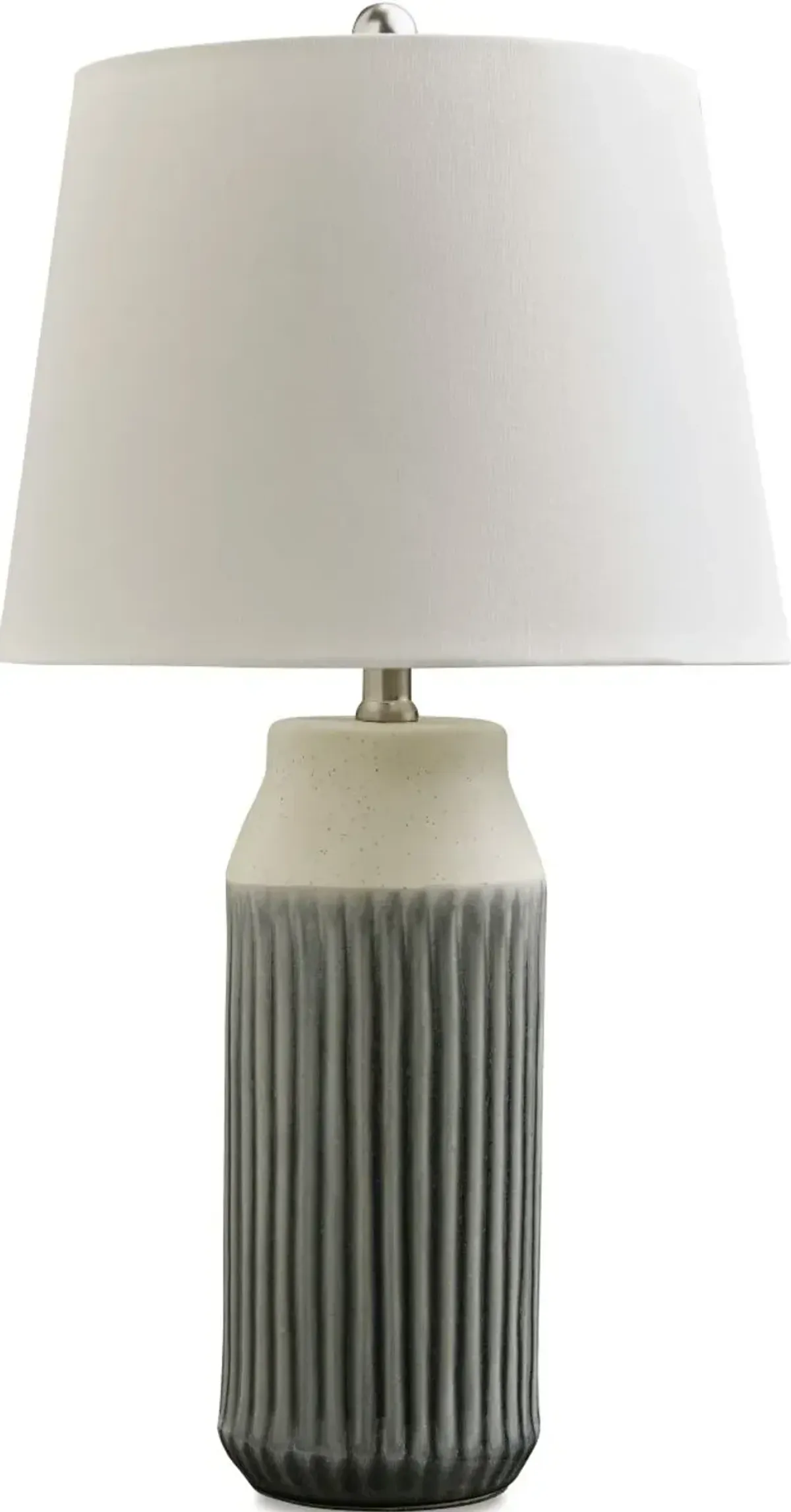 Signature Design by Ashley® Afener Beige/Blue Table Lamp