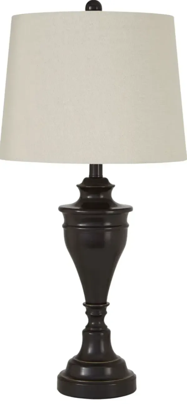 Signature Design by Ashley® Darlita 2-Piece Bronze Metal Table Lamp Set