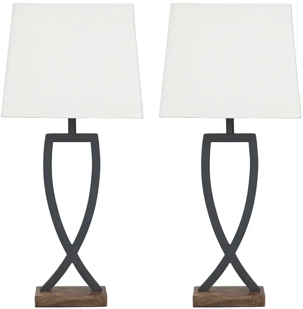 Signature Design by Ashley® Makara 2-Piece Metal Table Lamps