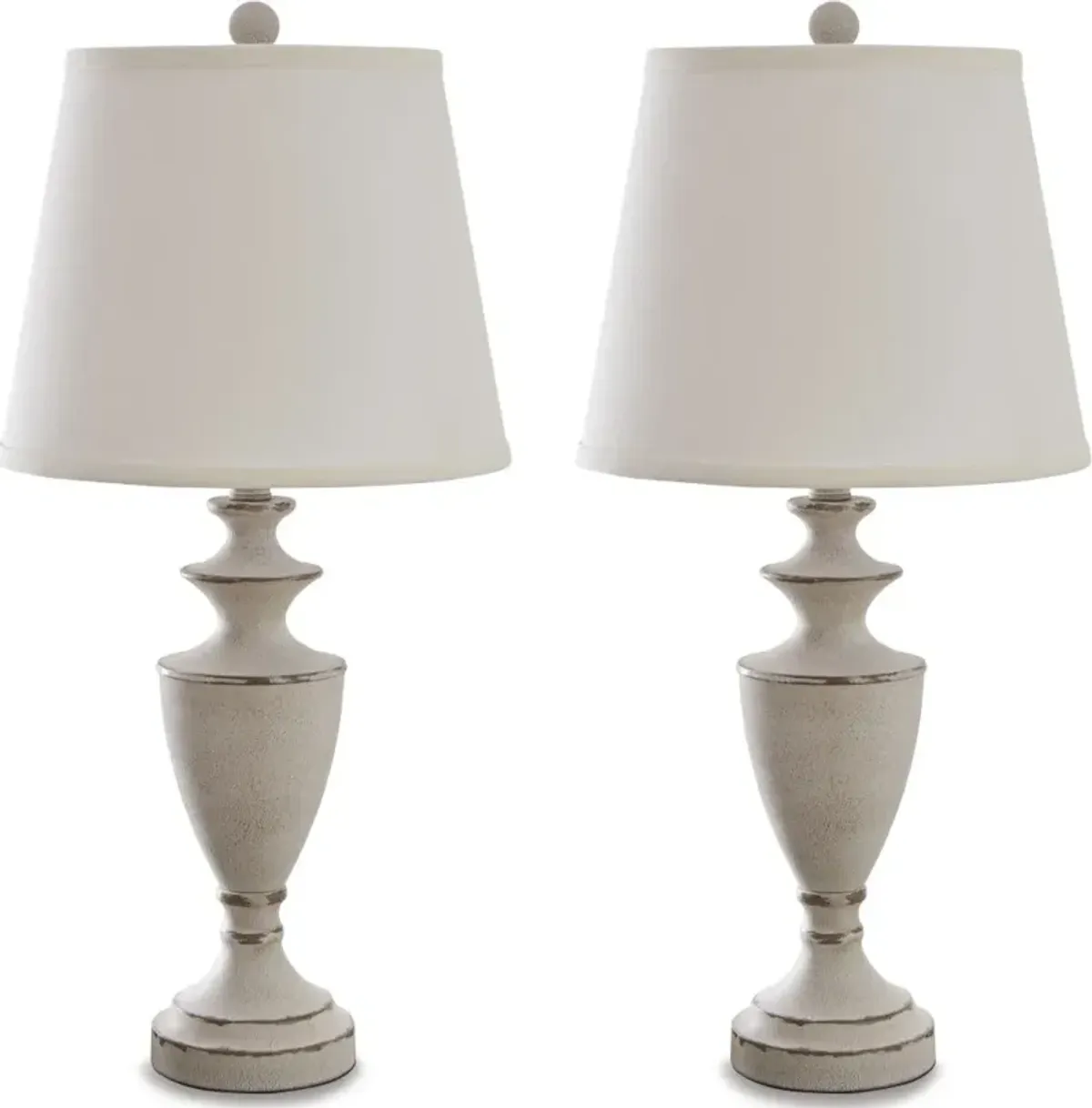 Signature Design by Ashley® Dorcher 2-Piece Antique Gray Table Lamp Set