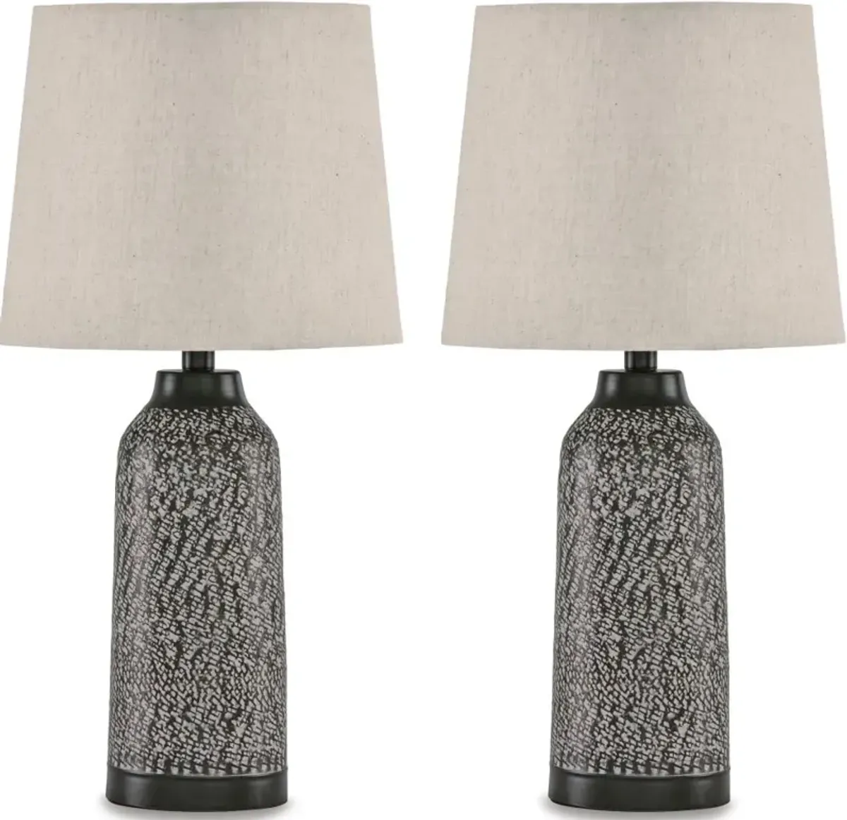 Signature Design by Ashley® Lanson 2-Piece Antique Gold Table Lamp Set