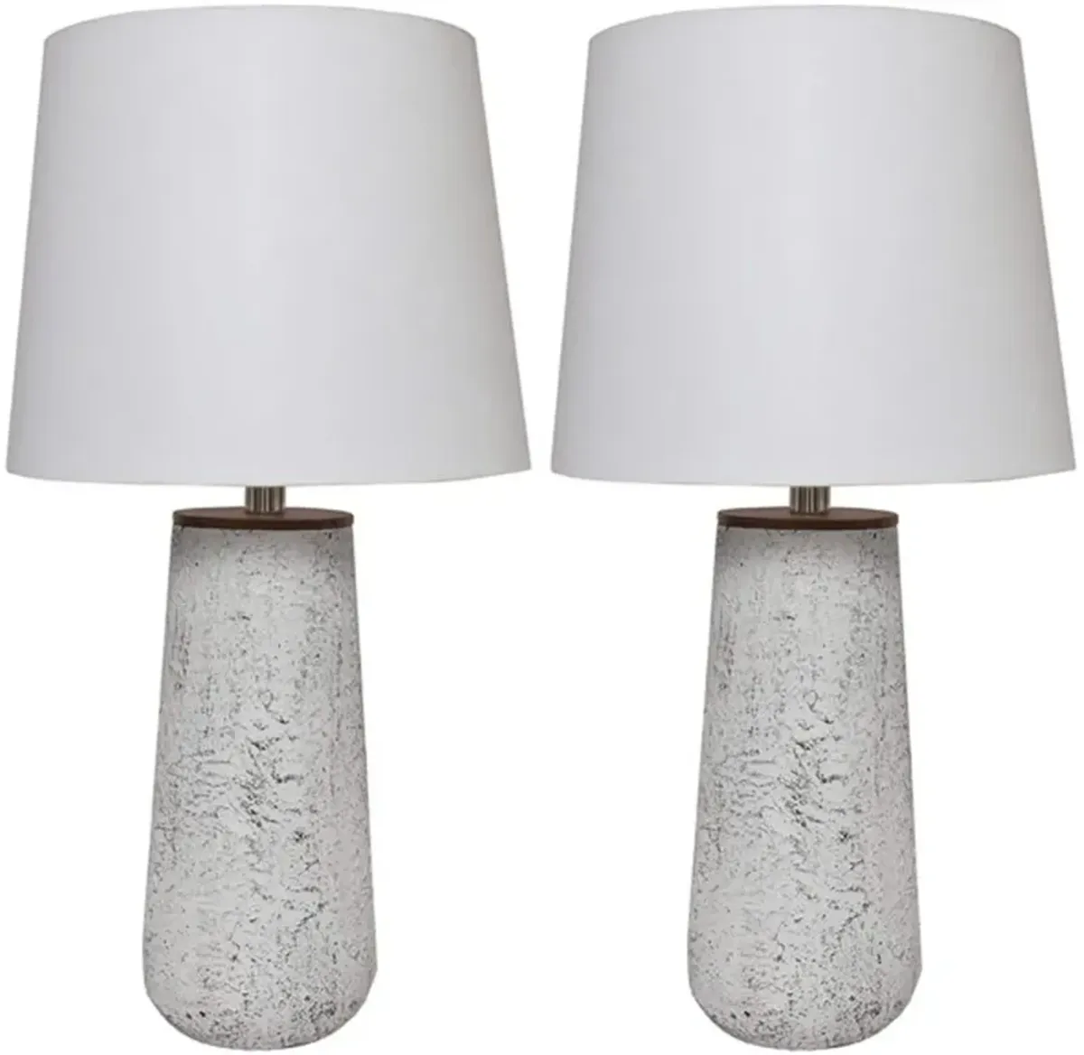 Signature Design by Ashley® Chaston 2-Piece Antique White Table Lamp Set