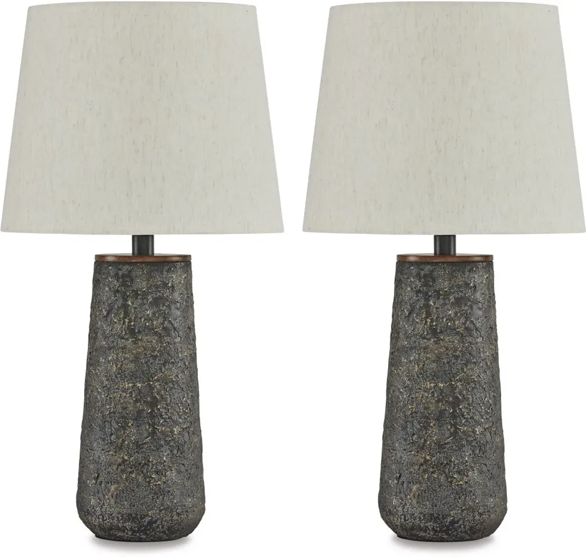 Signature Design by Ashley® Chaston 2-Piece Antique Bronze Table Lamp Set