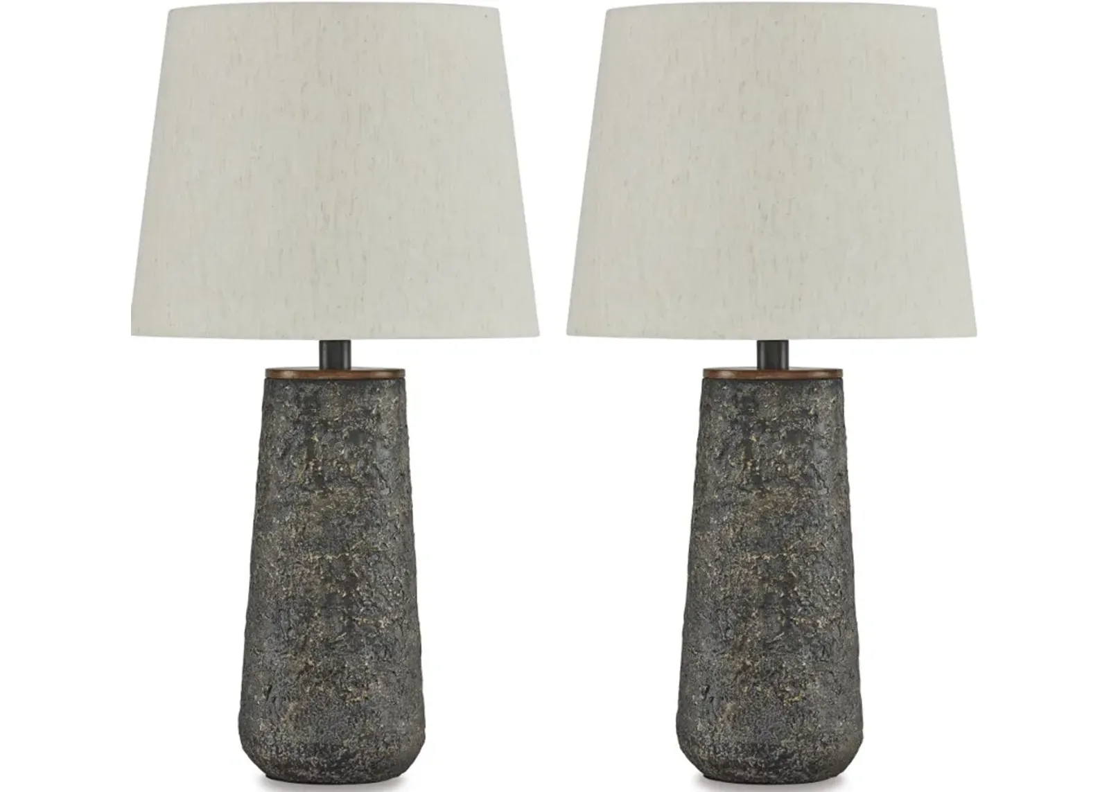 Signature Design by Ashley® Chaston 2-Piece Antique Bronze Table Lamp Set