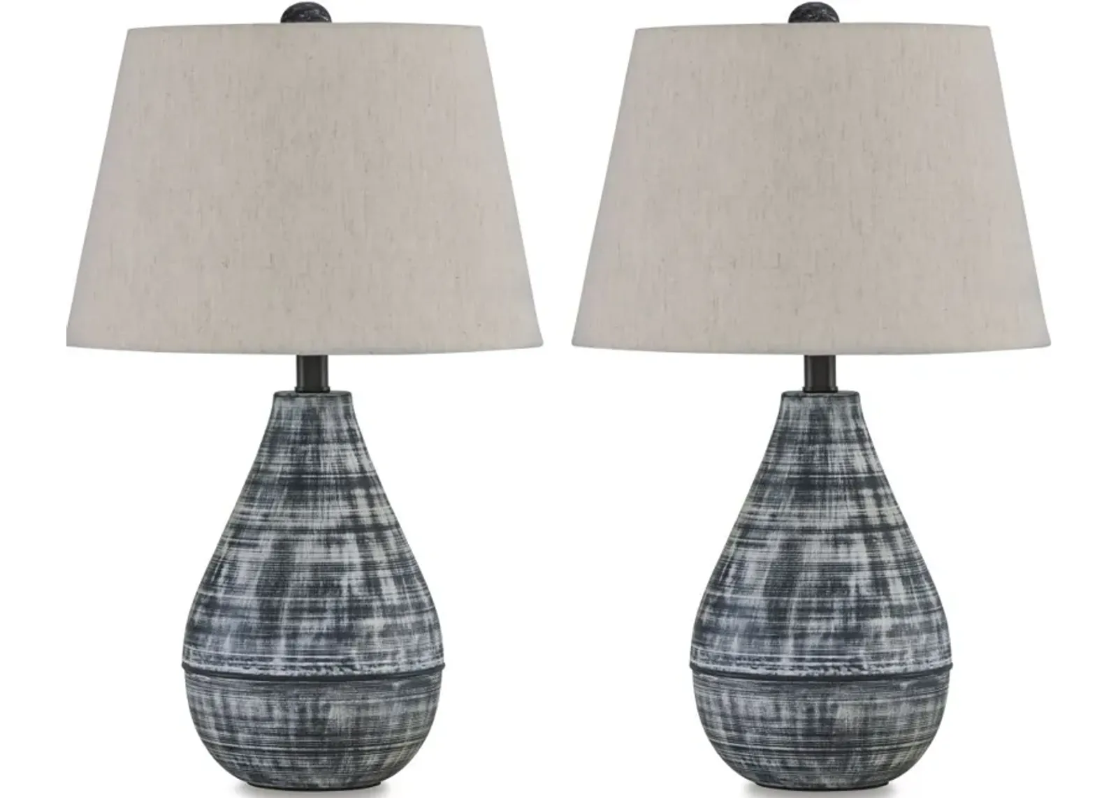 Signature Design by Ashley® Erivell 2-Piece Taupe/Black Table Lamp Set