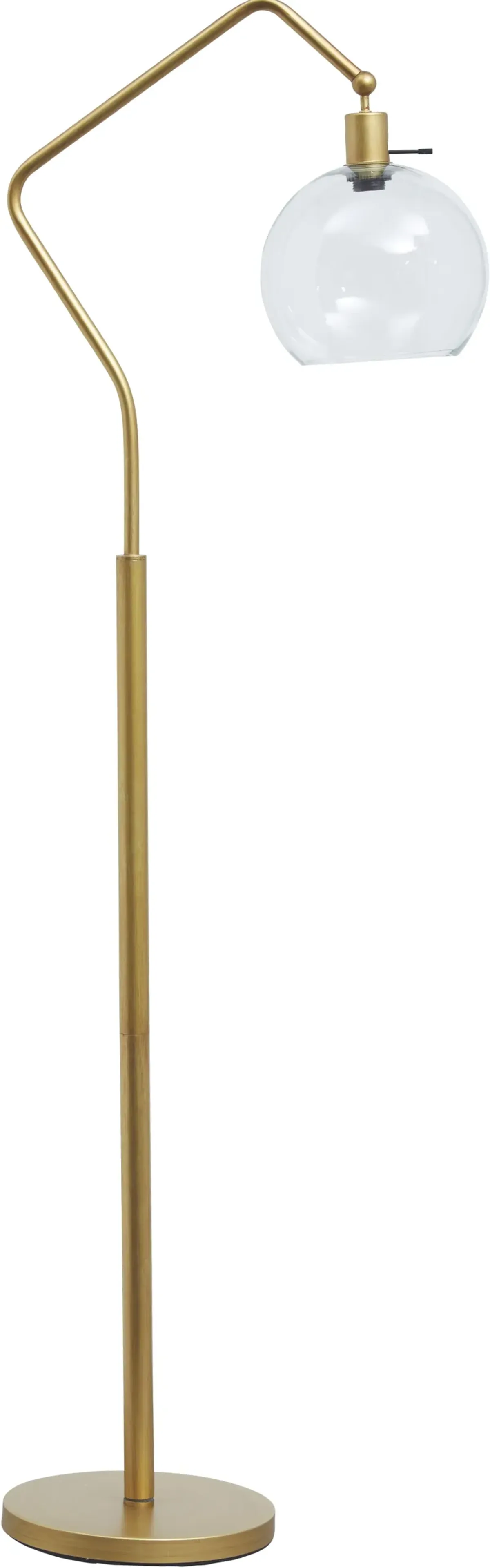 Signature Design by Ashley® Marilee Antique Brass Metal Floor Lamp