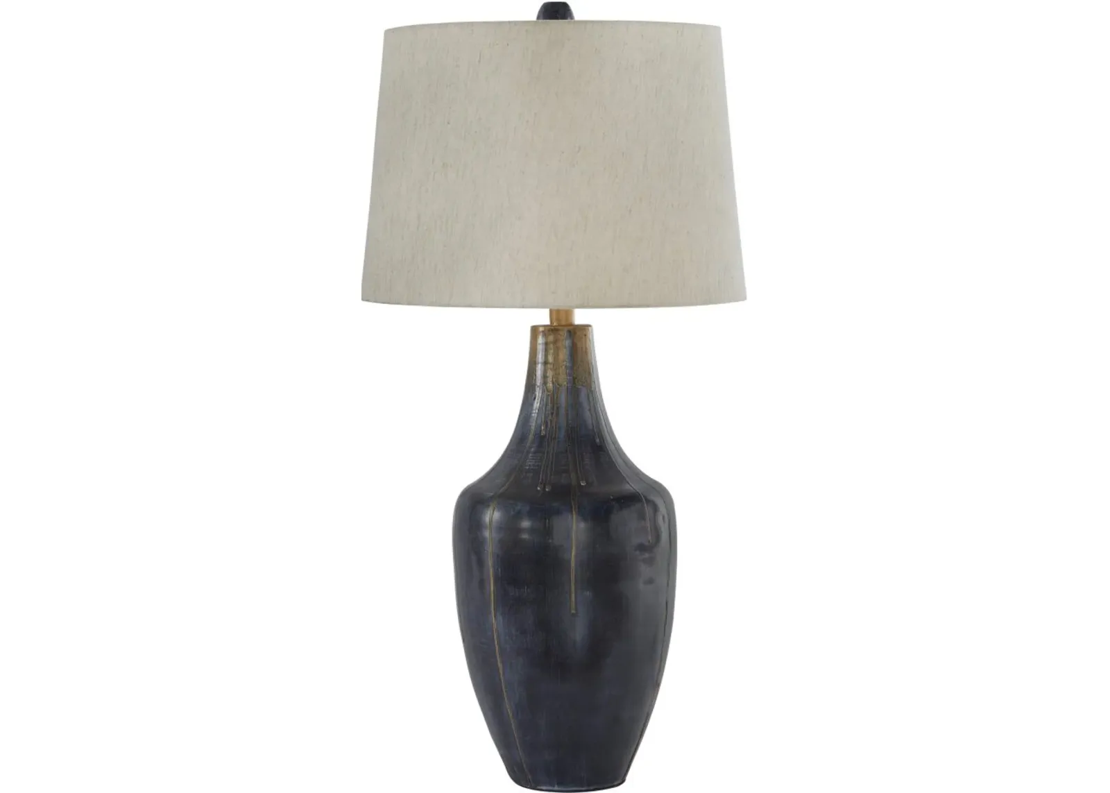 Signature Design by Ashley® Evania Indigo Metal Table Lamp