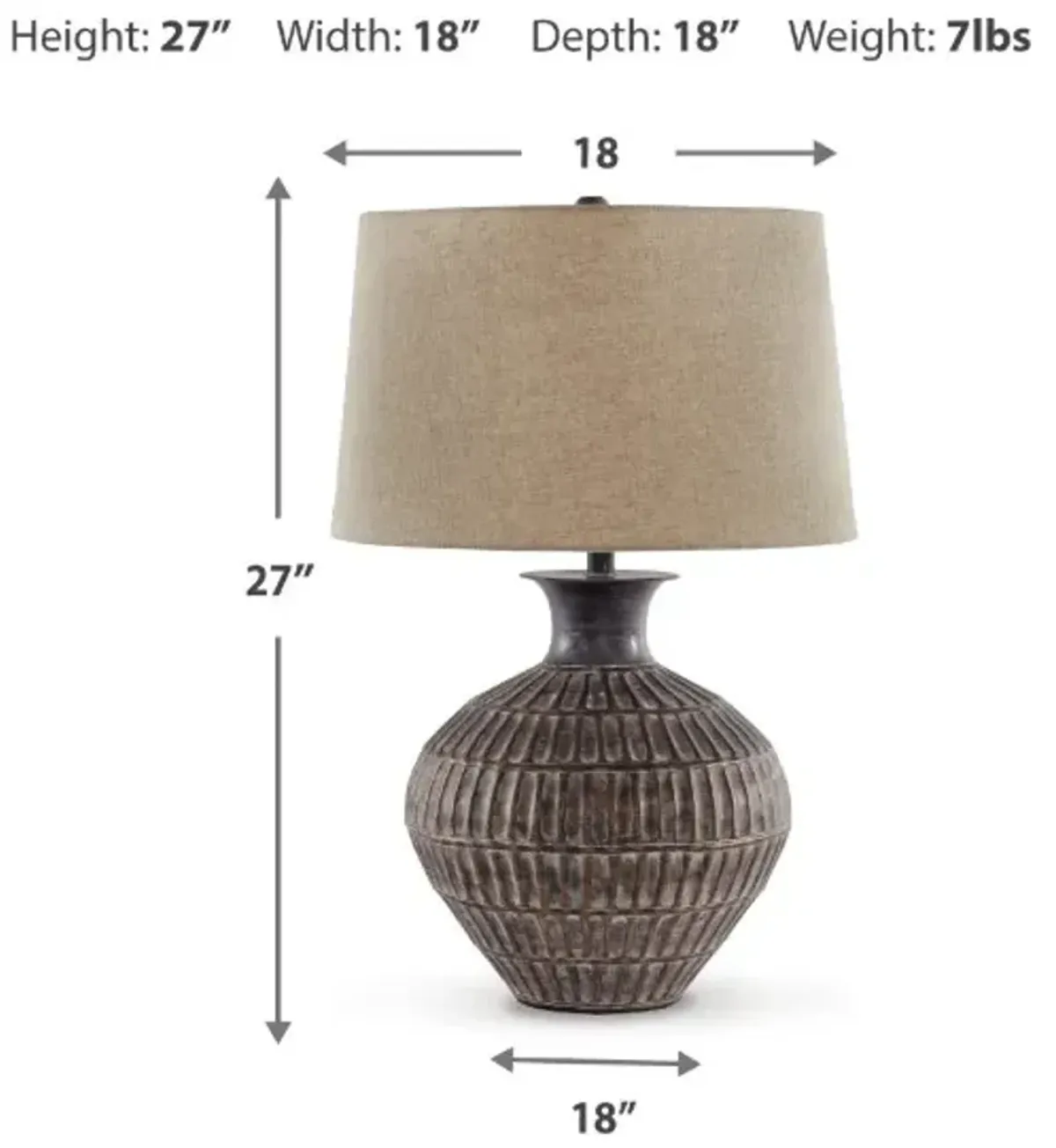 Signature Design by Ashley® Magan Antique Bronze Table Lamp