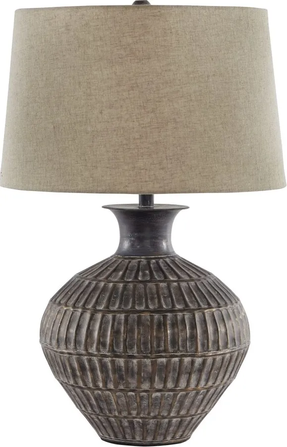 Signature Design by Ashley® Magan Antique Bronze Metal Table Lamp