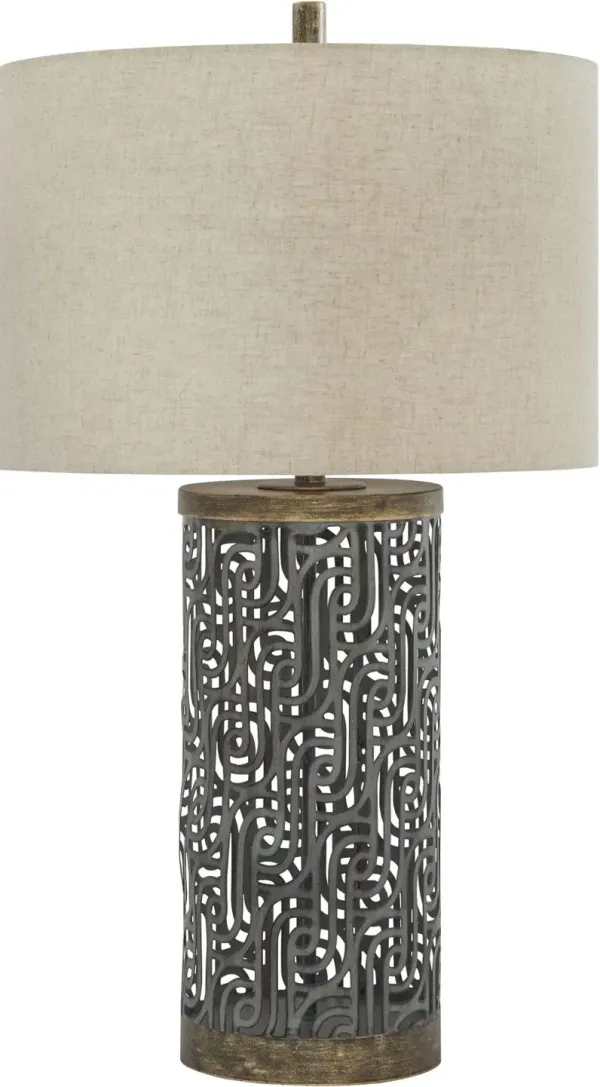 Signature Design by Ashley® Dayo Gold/Gray Table Lamp