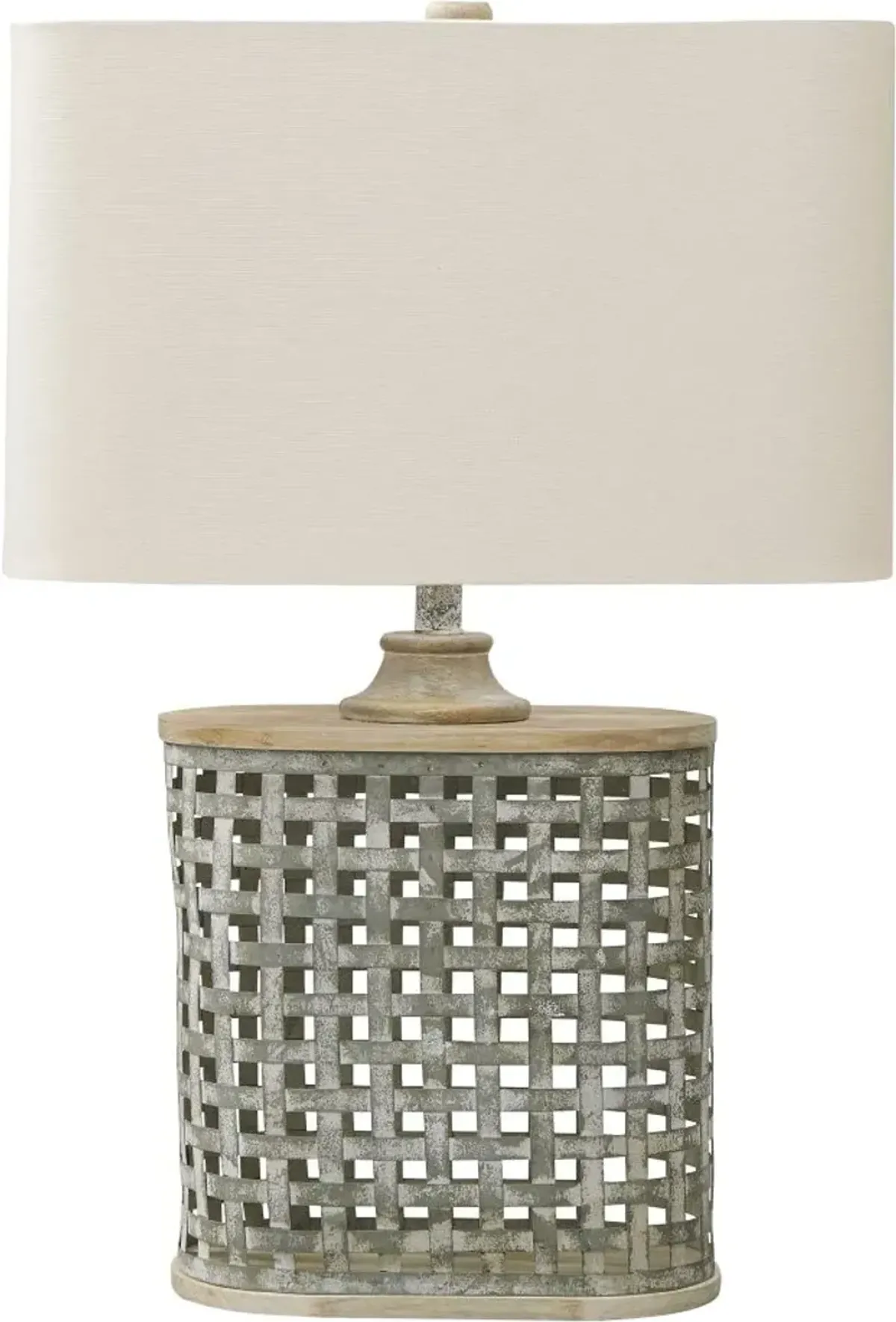 Signature Design by Ashley® Deondra Gray Metal Table Lamp