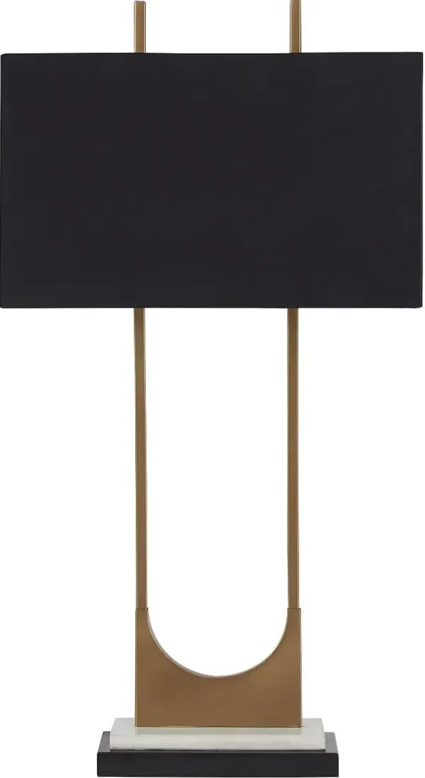 Signature Design by Ashley® Malana Black/Brass Table Lamp