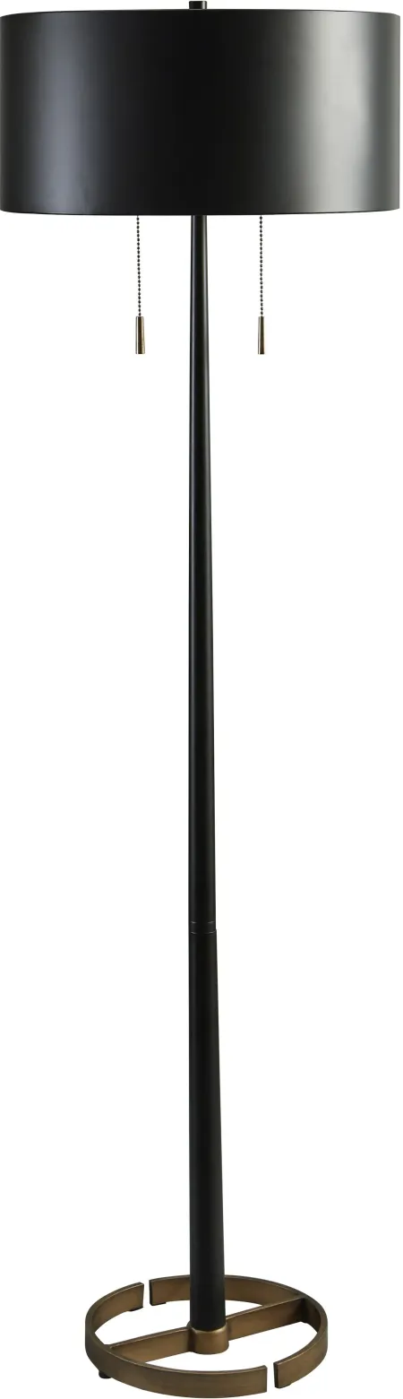 Signature Design by Ashley® Amadell Black/Gold Metal Floor Lamp