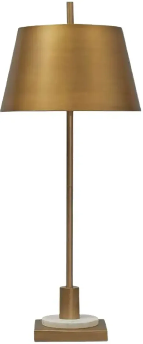 Signature Design by Ashley® Fritzburn Gold/White Table Lamp