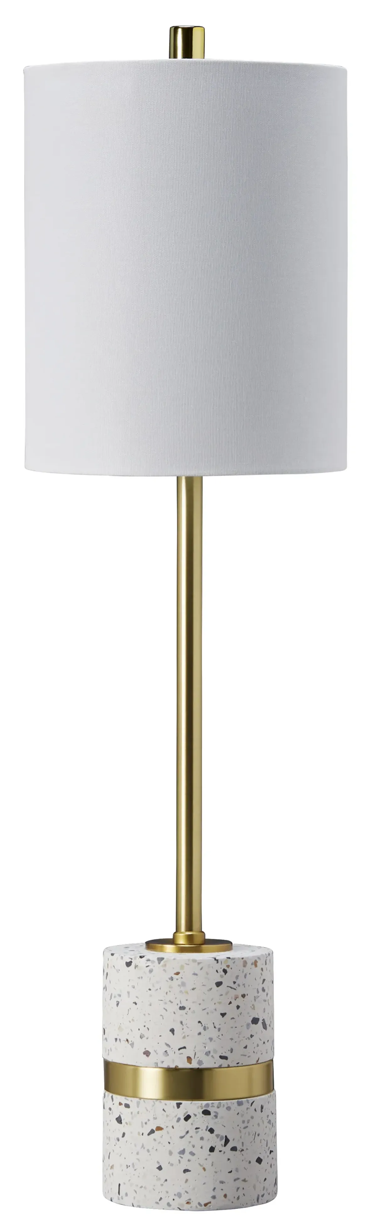 Signature Design by Ashley® Maywick White/Brass Desk Lamp