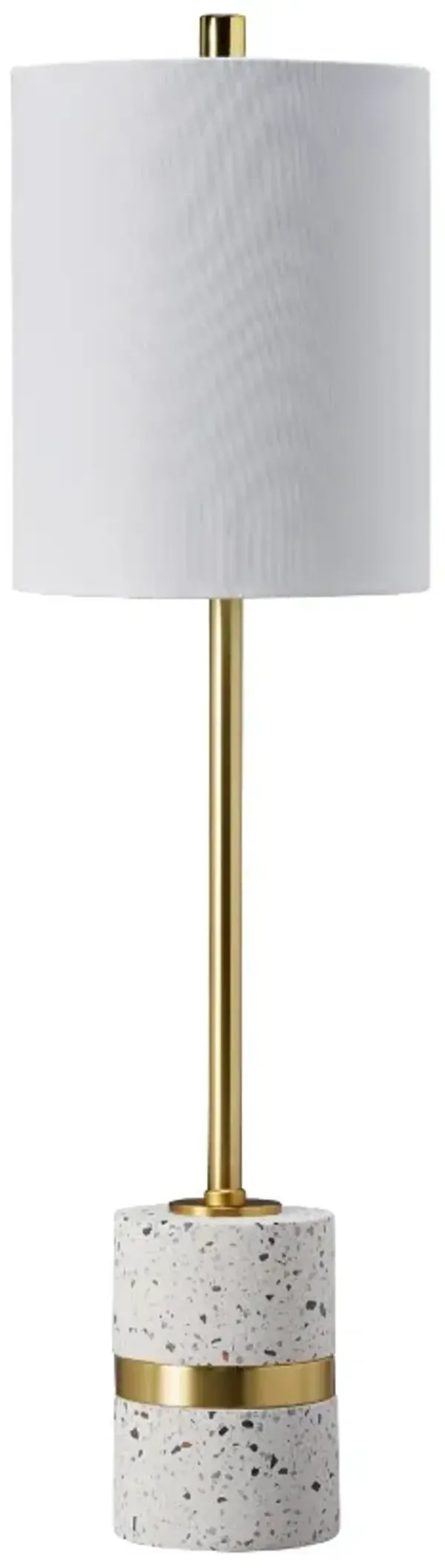 Signature Design by Ashley® Maywick White/Brass Desk Lamp