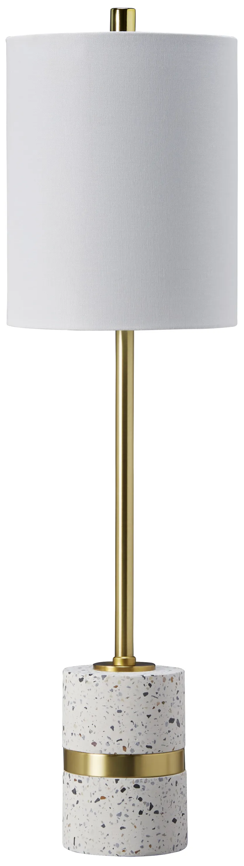 Signature Design by Ashley® Maywick White/Brass Desk Lamp