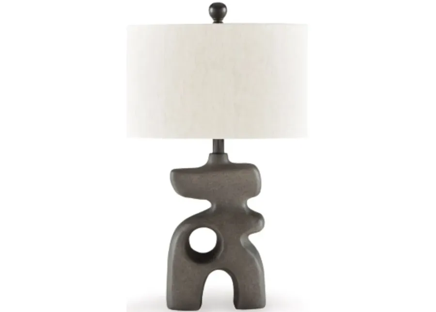 Signature Design by Ashley® Danacy Distressed Black Table Lamp