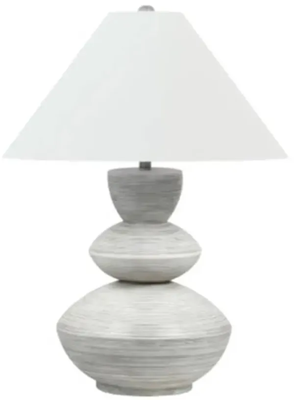 Signature Design by Ashley® Brickdon Distressed White Table Lamp