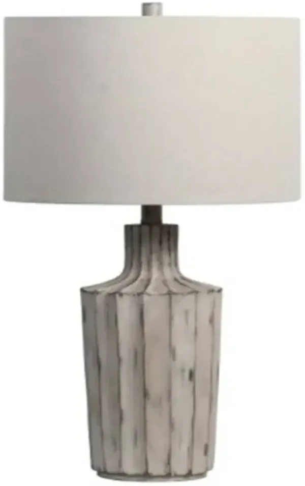 Signature Design by Ashley® Imre Poly Distressed Brown Table Lamp