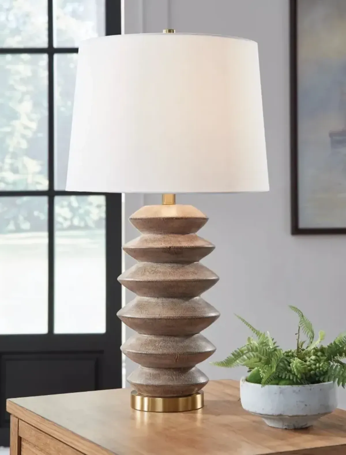 Signature Design by Ashley® Jyllyard Brown/Gold Table Lamp