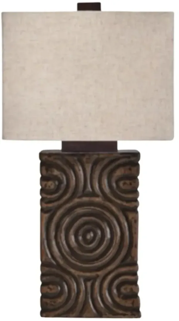 Signature Design by Ashley® Heathbury Antique Brown Table Lamp