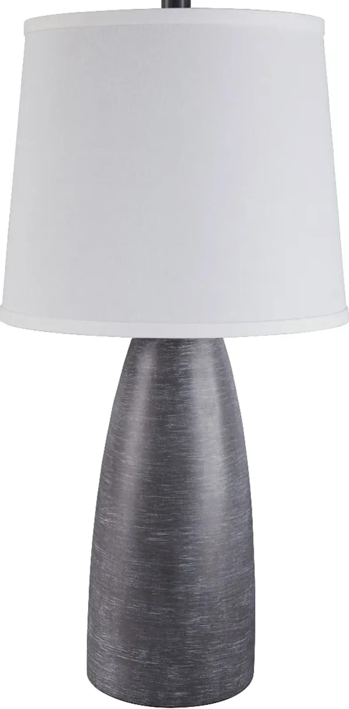 Signature Design by Ashley® Shavontae 2-Piece Gray Poly Table Lamp Set